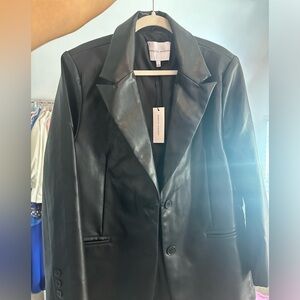 Rebecca Minkoff Leather Blazer